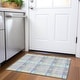 preview thumbnail 44 of 121, Premium Washable Super Soft Modern Plaid Mayfield Rug White - 1'8" x 2'6"