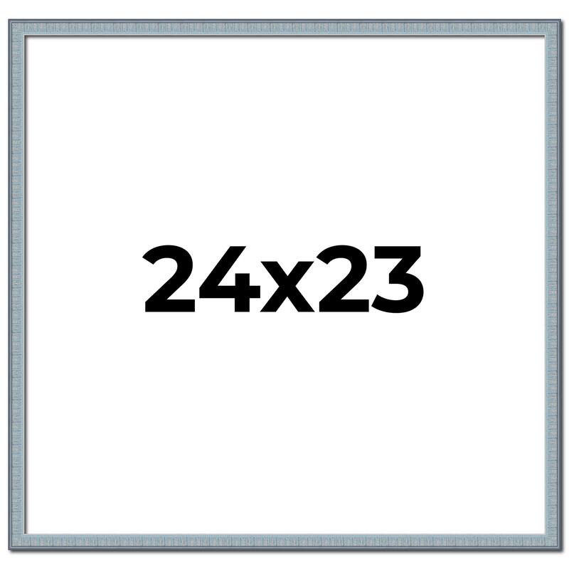 24x23 Frame Rustic Sky Blue Solid Wood Picture Frame | 0.75 Inch