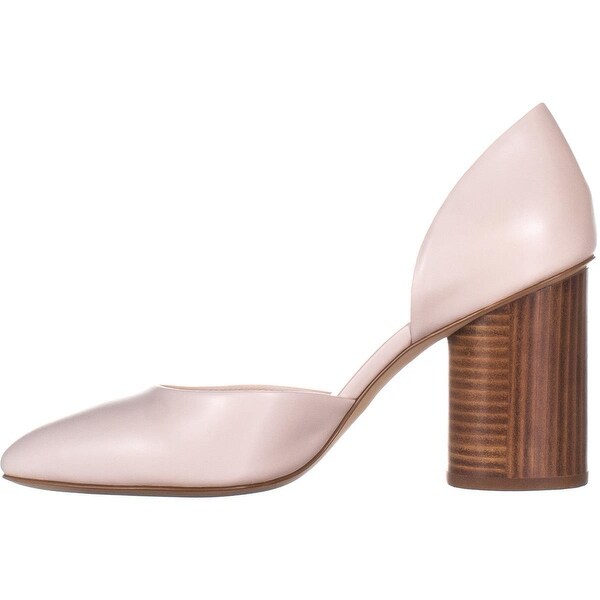 nine west block heel pumps