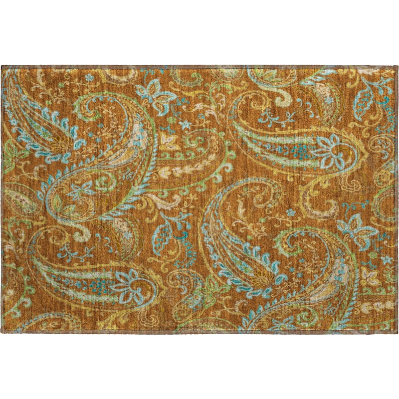 Premium Washable Super Soft Traditional Paisley Mayfield Rug