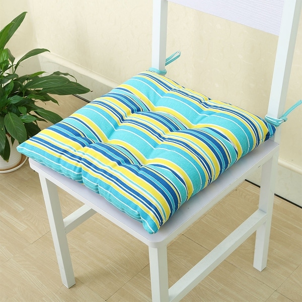 Home Office Square Tie Design Back Chair Pillow Cushion Pad Bed