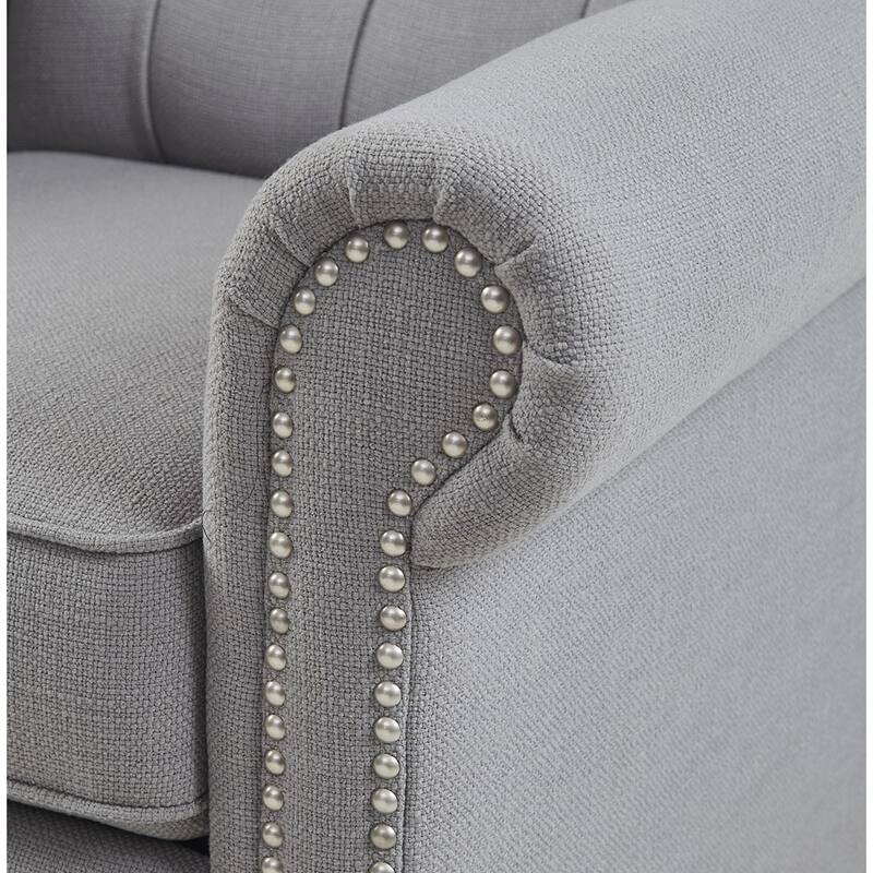 Aidan Push Back Recliner - Grey