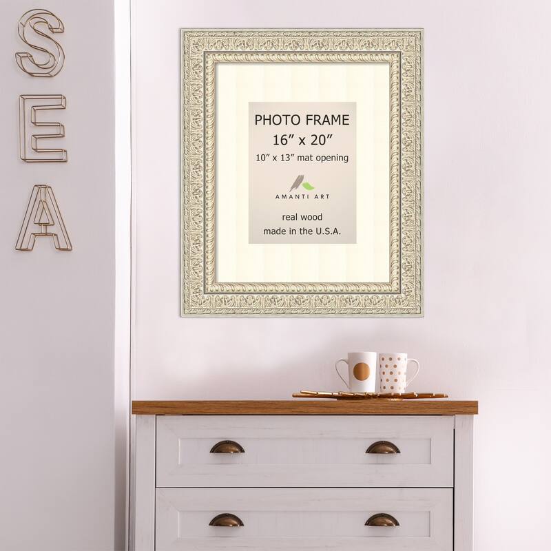 Fair Baroque Cream Ornate Raised Pattern Picture Frame