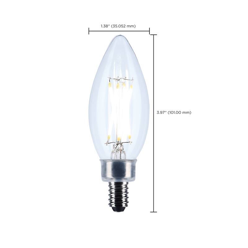 5.5 Watt B11 LED Candelabra Base Clear 5000K CCT 120 Volt 10-pk