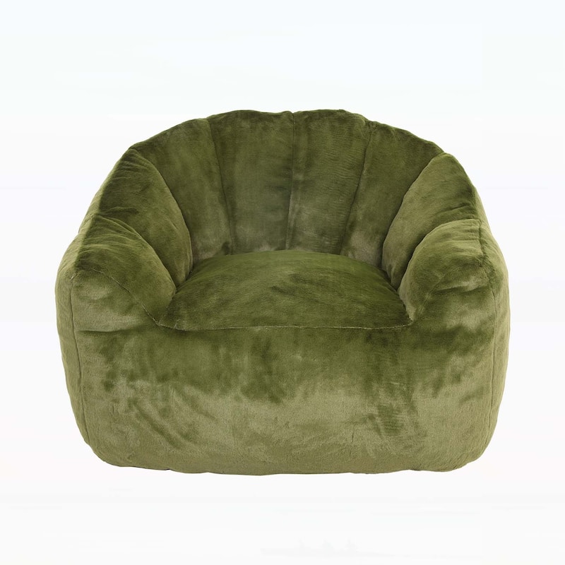 Comfy Bean Bag Sofa Chair with Armrests for Ultimate Relaxation in Living Room and Bedroom