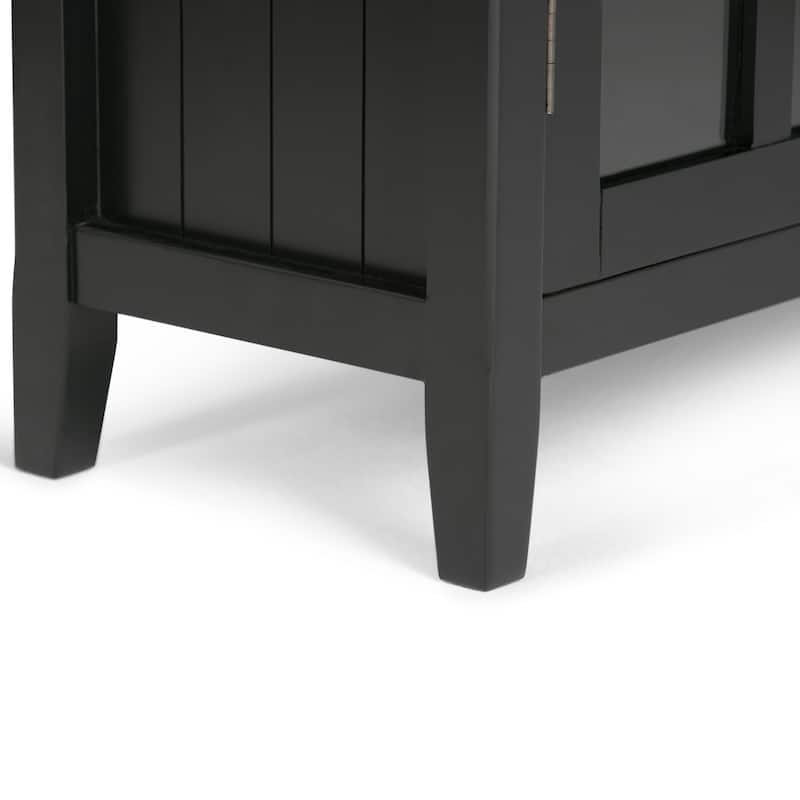 WYNDENHALL Normandy 39-in. Solid Wood Storage Cabinet - 39"w x 17"d x 42.2"h