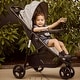 preview thumbnail 11 of 10, Evolur Breeze Stroller, Adjustable Backrest & Canopy, Compact Fold Lightweight Baby/Toddler Stroller with Storage Basket