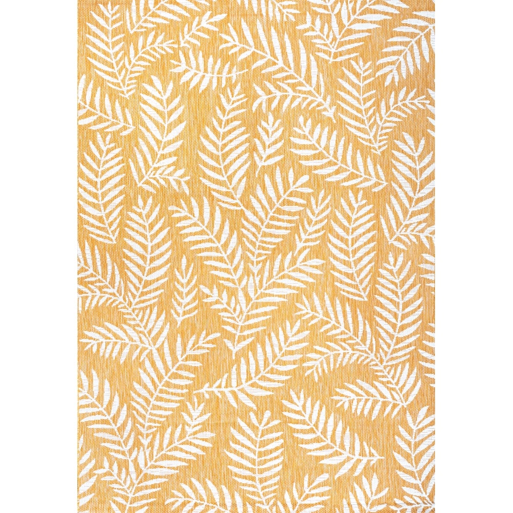 JONATHAN Y Galon Palm Frond Indoor/Outdoor Area Rug