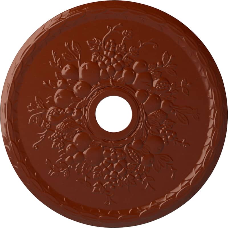 22 5/8"OD x 3 5/8"ID x 5/8"P Grape Ceiling Medallion