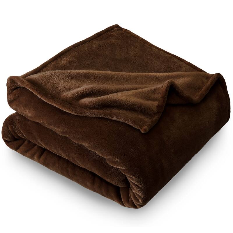 Bare Home Microplush Fleece Blanket - Ultra-Soft - Cozy Fuzzy Warm