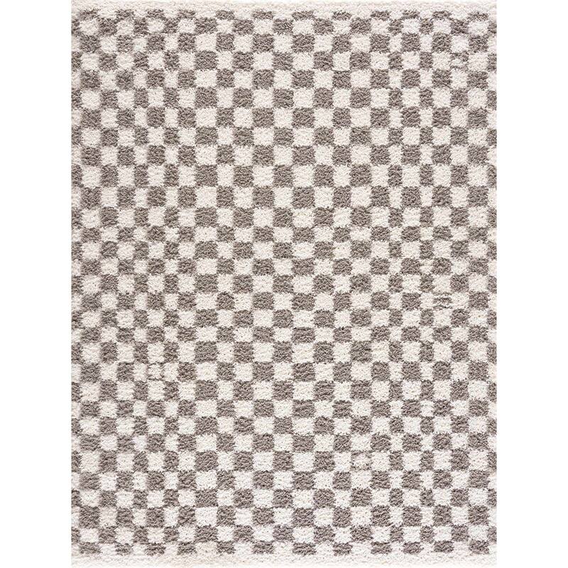 Hauteloom Butch Living Room, Bedroom Patio Outdoor Area Rug - Farmhouse - Taupe,Beige - 2' x 3'