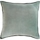 preview thumbnail 20 of 57, Artistic Weavers Harrell Solid Velvet 22-inch Throw Pillow Down - Sage