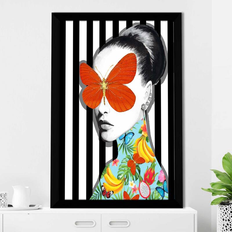 "Tropical Stripes" by Jodi Print on Acrylic