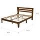 preview thumbnail 10 of 8, Sleeplanner Full Wood Platform Bed