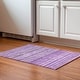 preview thumbnail 94 of 107, Premium Washable Super Soft Stripe Mayfield Rug Purple - 1' 8" x 2' 6" - Rectangle