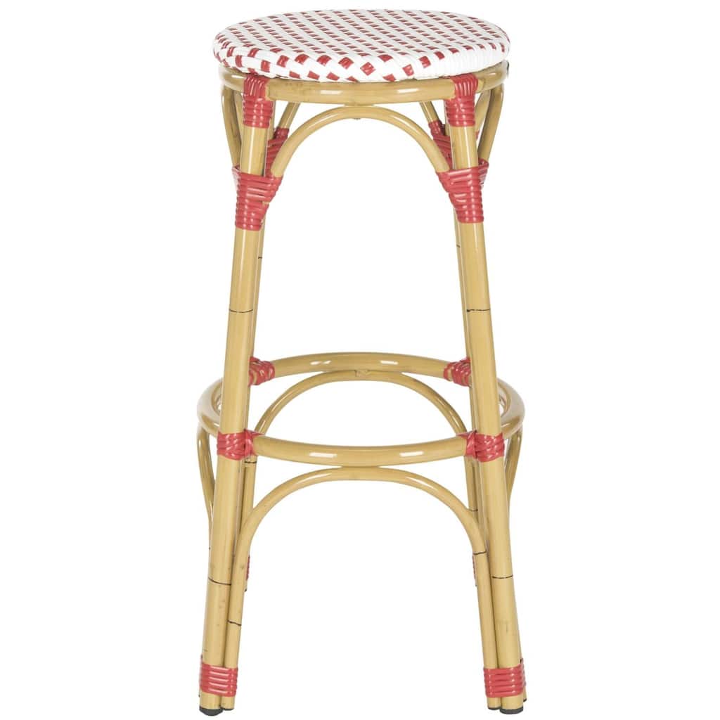 Contemporary Stacking Bar Stool with Modern Indoor Outdoor Design, Durable Frame for Stylish Kitchen or Patio Seating