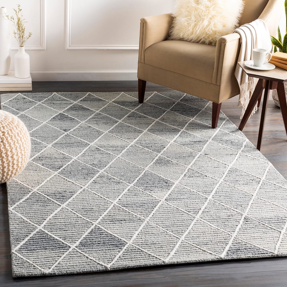 Artistic Weavers Padstow Handmade Wool Blend Trellis Area Rug
