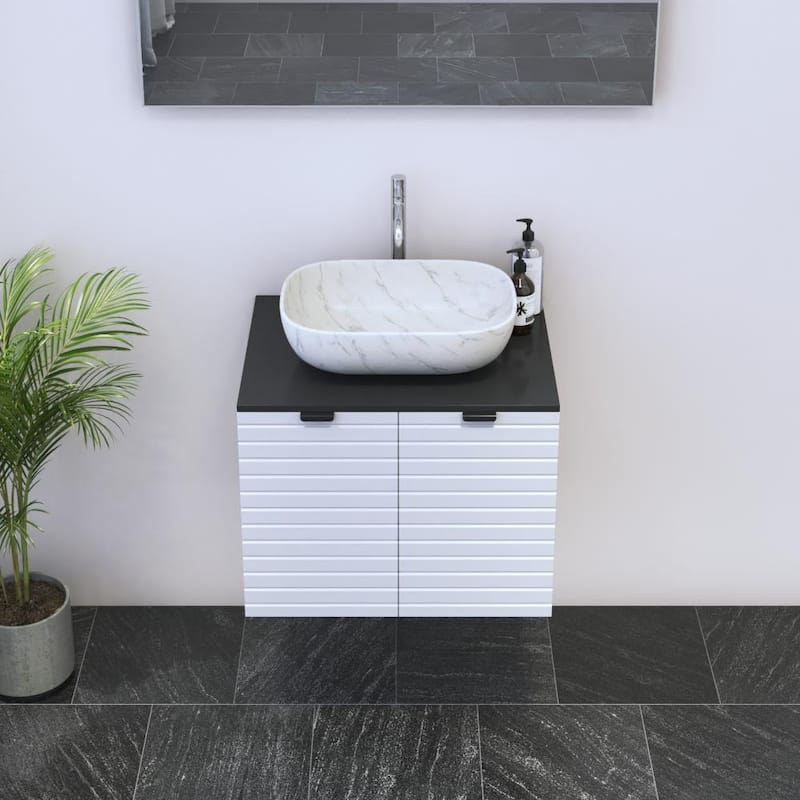 Capri 2D 60 Floating Bathroom Vanity (24" Width)