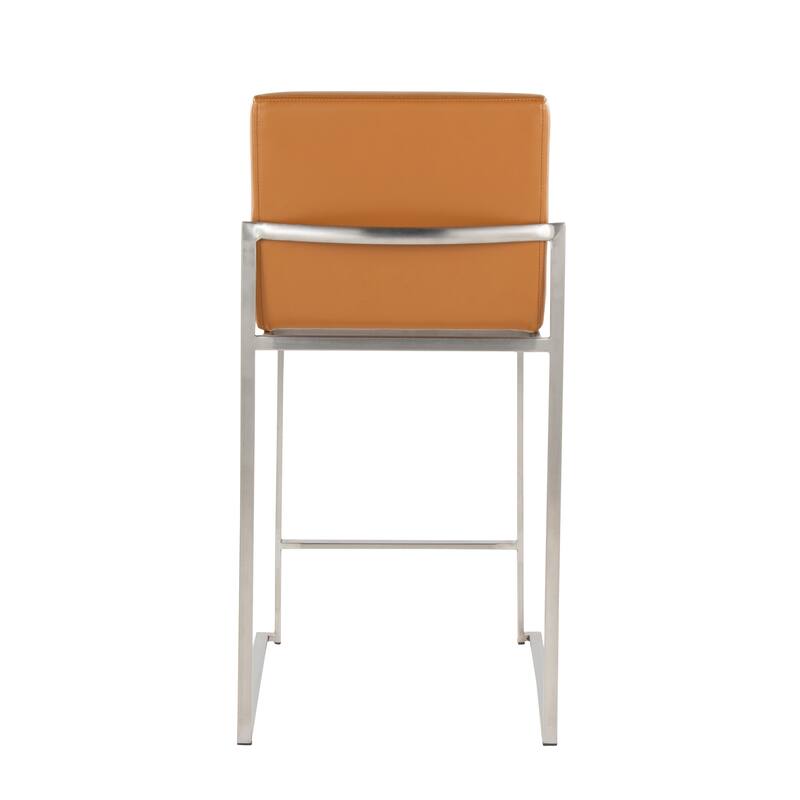 Silver Orchid Forrest High Back Counter Stool - Set of 2