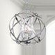 preview thumbnail 24 of 24, Maxax 4-Light Unique/Statement Globe Chandelier with Crystal
