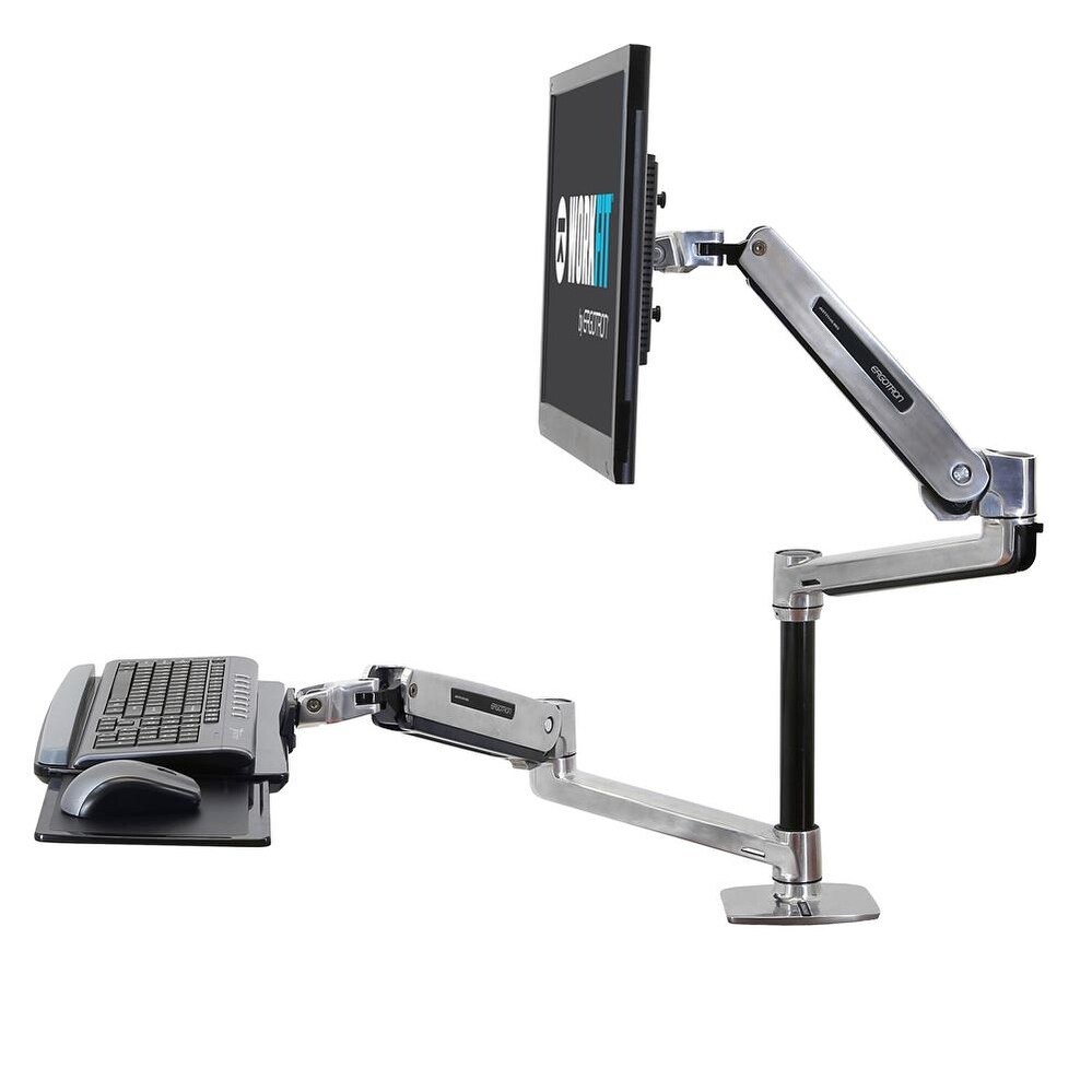 Ergotron 45-405-026 Workfit-Lx Sit-Stand Desk Mount System