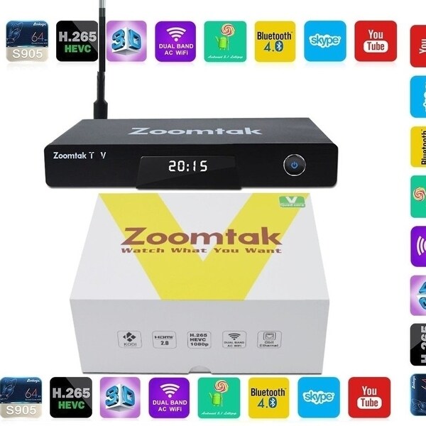 Shop Zoomtak V Android TV Box Amlogic S905 Quadcore 64bit 2g/16g