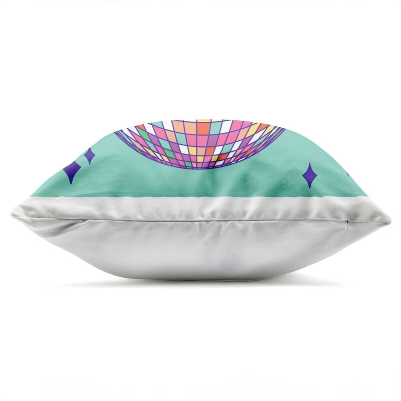Stupell Geometric Modern Disco Ball Printed Outdoor Throw Pillow Design by Sazerelli Designs