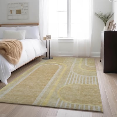 Premium Washable Super Soft Contemporary Deco Mayfield Rug