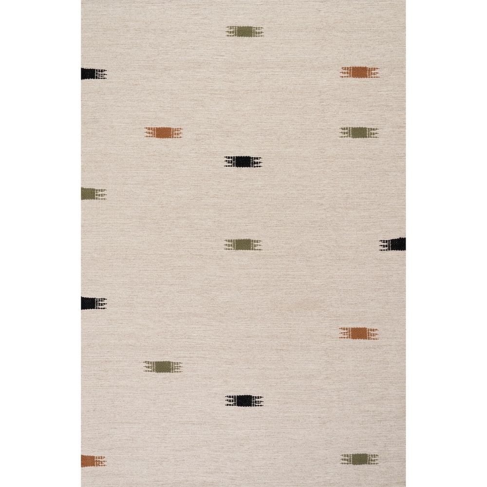 Carmeon Hamilton Lero Bohemian Dot Hand Woven Rug