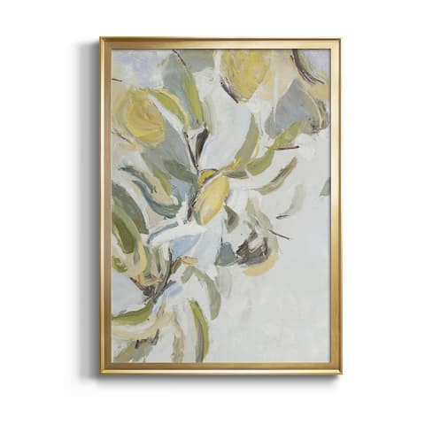 Lemon Pears Premium Framed Canvas - Ready to Hang