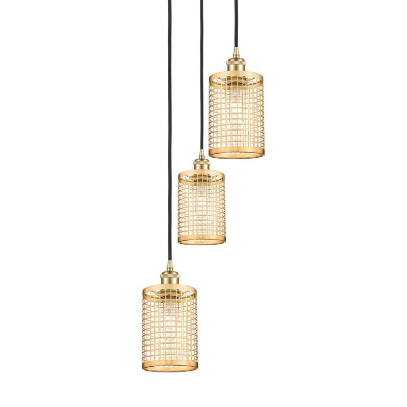 Innovations Lighting 113B-3P-11-10 Nestbrook Pendant Nestbrook 3 Light - Satin Gold