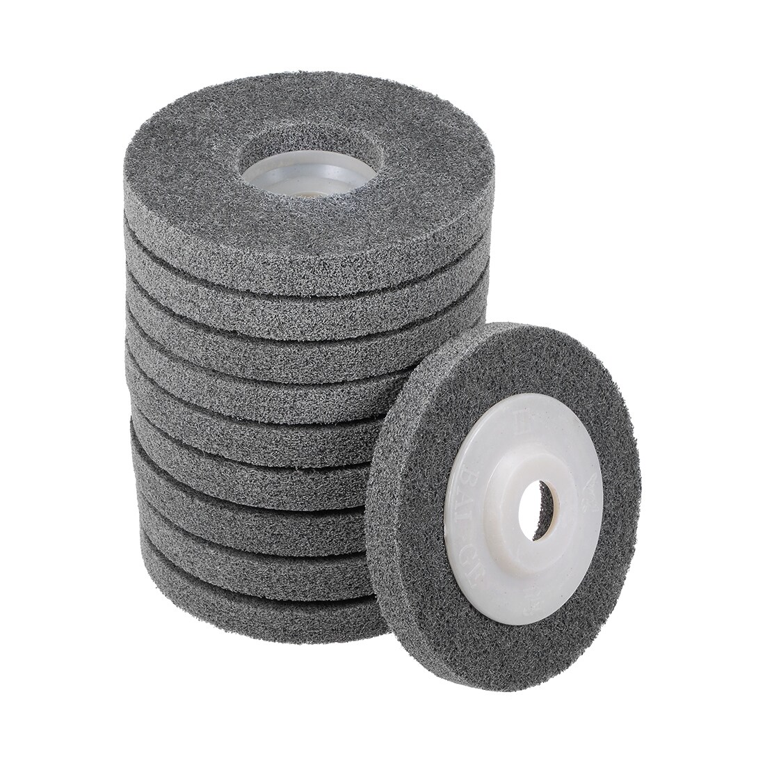 6-Pack 4.5" Nylon Flap Discs - 7/8" Arbor Polishing Wheels For Angle Grinders