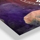 preview thumbnail 3 of 4, Designart 'Beautiful Blurred Flowers At Sunset' Cottage 3 Panels Oversized Wall CLock - 36 in. wide x 28 in. high - 3 panels