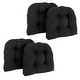 preview thumbnail 8 of 9, 19-inch U-Shaped Microsuede Chair Cushion (Set of 1, 2, or 4)