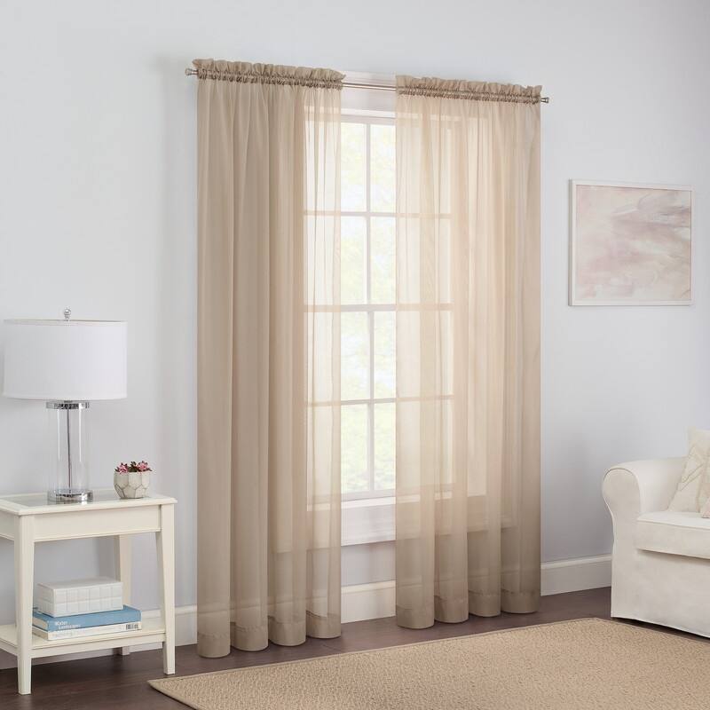 Eclipse Victoria Voile Curtain Panel Pair