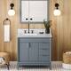 Option Blue Steel / White Carrara