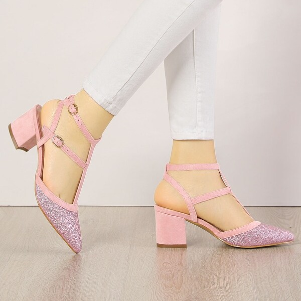 pointed toe block heels