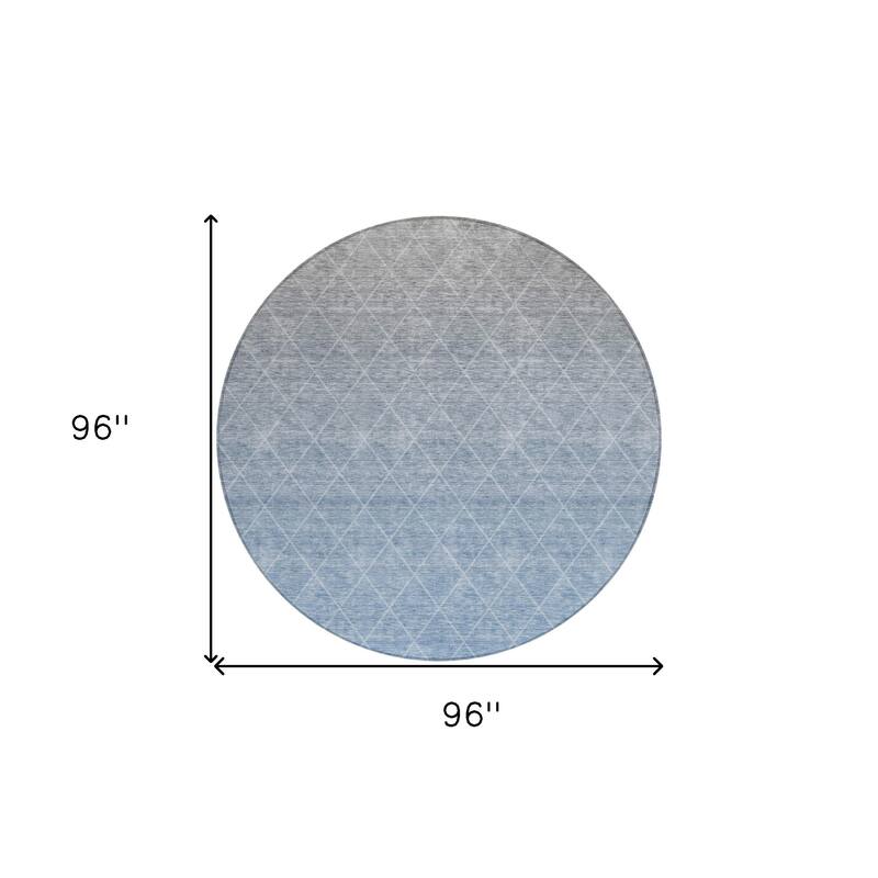 HomeRoots Geometric Transitional Rectangle Outdoor Rug
