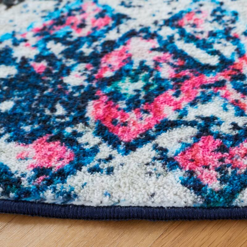 SAFAVIEH Paint Brush Machine Washable Slip Resistant Elvezia Rug