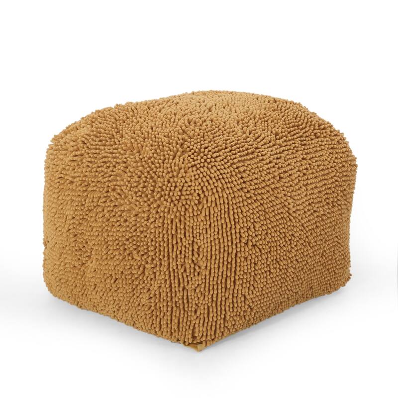 Sunny Square Pouf,Comfortable choice, multiple functions, classic design, and cozy cornersCoral