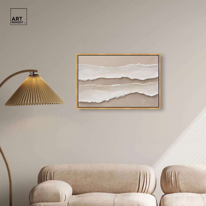 Textured Sea III Canvas by Art Remedy