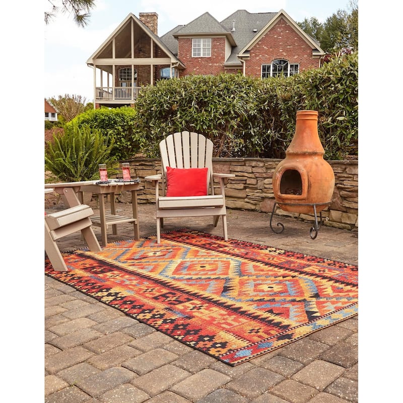 Outdoor Bounder Collection Area Rug