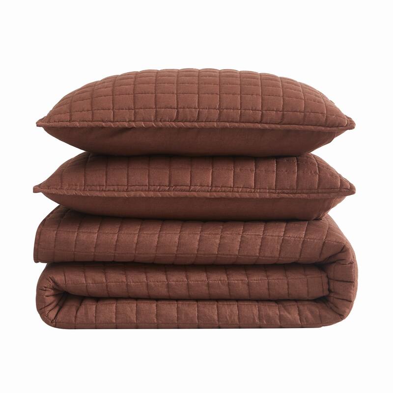 Brooklyn Loom Flax Linen Quilt Set