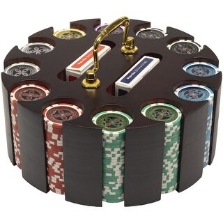 300 Ct Ultimate 14 Gram Poker Chip Set w/ Wooden Carousel - On Sale - Bed  Bath & Beyond - 35476465