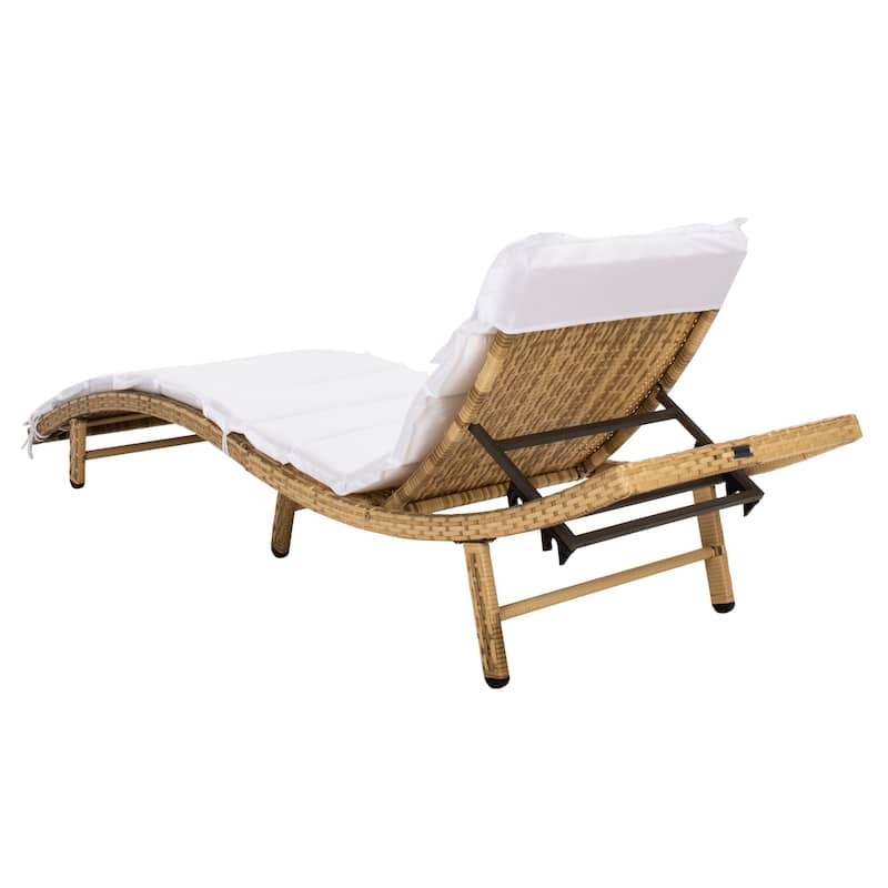 SAFAVIEH Outdoor Nihada Chaise Sun Lounger - 79Wx25Dx14H