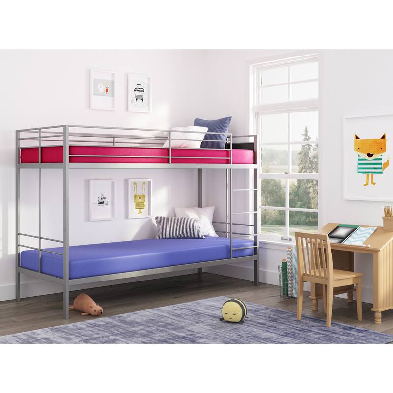 Nap Queen Rainbow 5" Memory Foam Twin Mattress, Pink