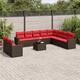 Option Brown and red With table