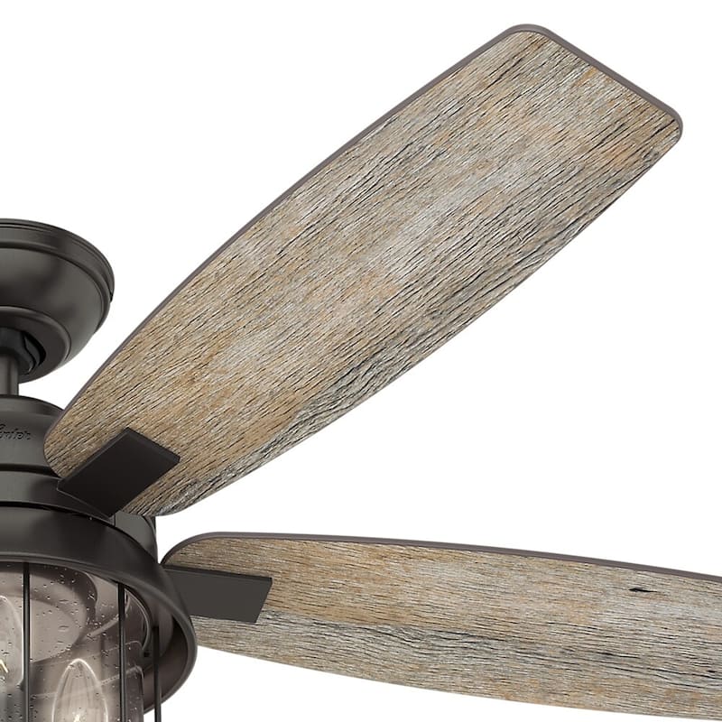 Hunter 52" Coral Bay Outdoor Ceiling Fan with Light