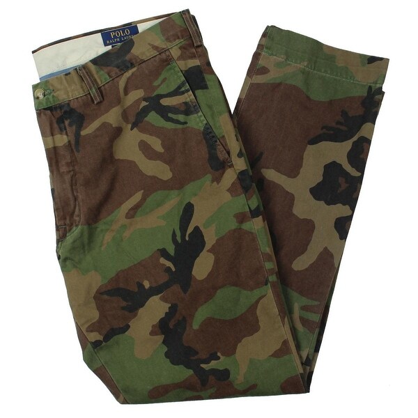 ralph lauren slim fit camo cargo pant