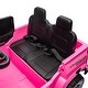 preview thumbnail 73 of 76, Two-Seater 24V Kids Ride On Electric Pickup Toy with 4WD, Music, and Parental Remote Control for Children 3+